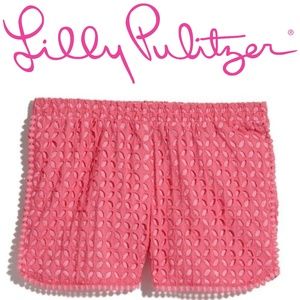 NWT Lilly Pulitzer Target Girls' Eyelet Shorts - M